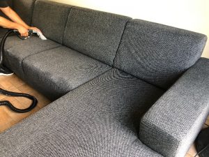 bankstel reinigen