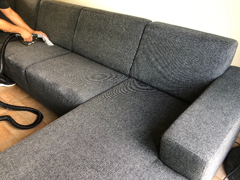 bankstel reinigen